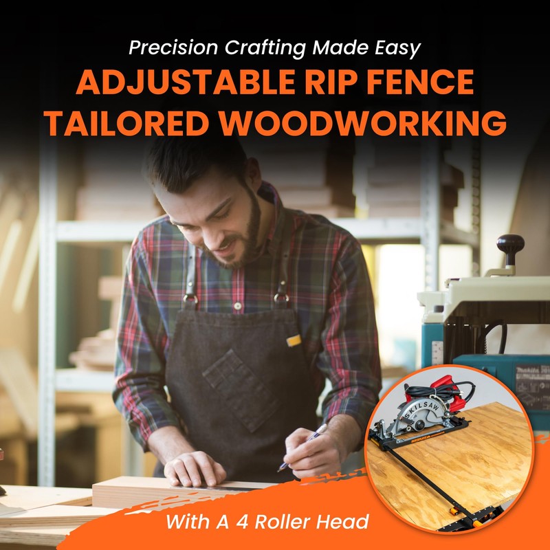 SkatePlate & SkateGuide Combo Pack - Circular Saw Rolling Accessory