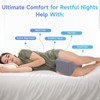 CloudBliss Knee Pillow for Side Sleepers - Cooling Leg Pillow