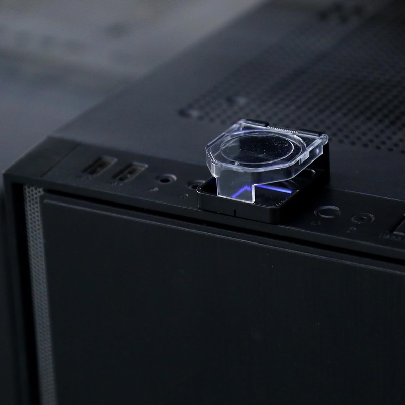 2 Pcs Power Push Button Switch Covers, Waterproof Dustproof Computer