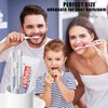 PP 2PCS Reusable Unbreakable Toothbrush Cup 10.5oz/300ml Mouthwash Holder, Easy