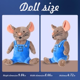 XIUMON If You Give Mouse a Cookie Plush, 4" Cookie and Mouse Plush 2PCS, Book Buddies Stuffed Animal are The for Children and Teachers