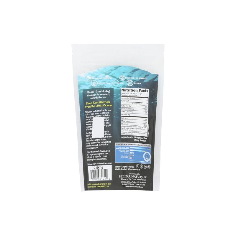 Celtic Sea Salt Makai Pure Gourmet Sea Salt, 8 Ounce