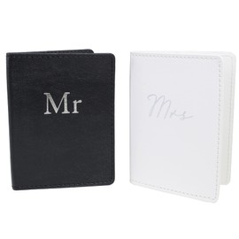 Wedding Gift Set - Passport Covers - Mr & Mrs 6644