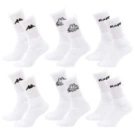 Ozabi Men's KAPPA TENNIS Socks Set of 6 (as8, numeric, numeric_9, numeric_11, regular, regular, Pack of 6 Pairs 0133)