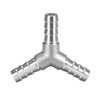 Metaland Stainless Steel 3/4" Hose Barb Y Barbed Fitting 3