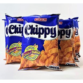 Jack N Jill Chippy Chili & Chesse Flavored Corn Chips Blue 110 g 6-PACK