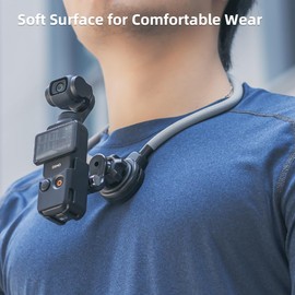Rugvis Pocket 3 Magnetic Neck Mount, Chest Mount POV/Vlog Video Selfie Stand Hand Free Neck Holder Compatible with DJI OSMO Pocket 3 Creator Combo, GoPro Hero 13/12/11