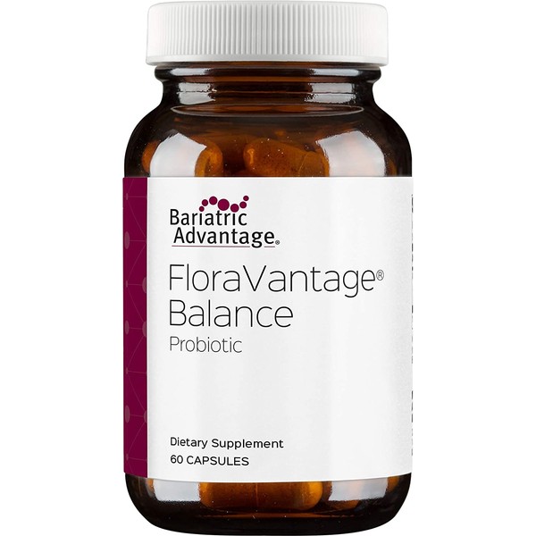 Bariatric Advantage FloraVantage Balance Capsules, Probiotic Supplement for Bariatric Surgery Patients for Healthy Immune Support - 60 Count