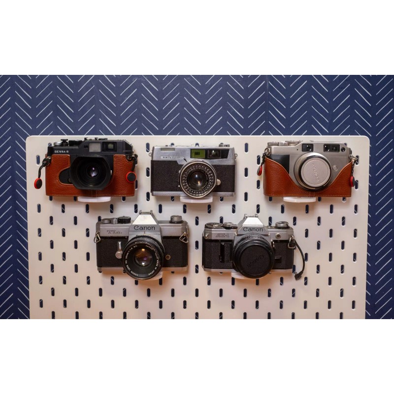 Camera IKEA Skadis Pegboard Mount - For Camera Collection Display