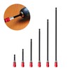 6PCS Bit Extension Bars Hex Socket 6.35mm Extension Bit Holder