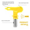 iplusmile 3pcs Reversible Airless Sprayer Tips Nozzle for Paint Sprayer