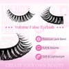 FADLASH False Eyelashes 10 Pairs Faux Mink Lashes Wispy Fake