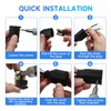 Tmyjfjingxi 2 Sets Extension Cord Repair Ends Male and Female