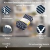 Penguin Home Premium 100% Pure Cotton Navy Tea Towel for