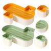 Gatuida 2pcs Hydroponic Cat Grass Box Soilless Planting Pot for