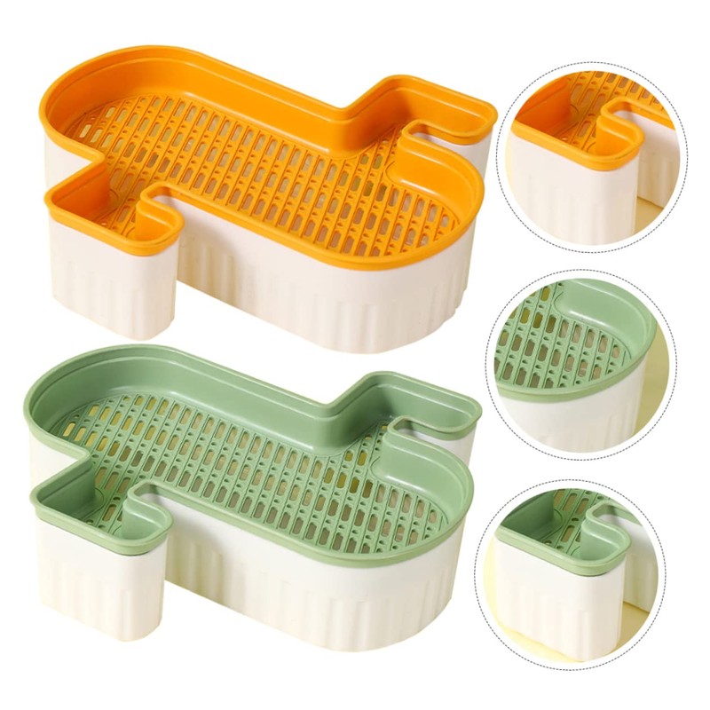 Gatuida 2pcs Hydroponic Cat Grass Box Soilless Planting Pot for