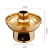 Stainless Steel Dry Ice Hot Pot Light Luxury Exquisite Milk