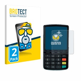 BROTECT 2 x Anti-Glare Screen Protectors Compatible with Ingenico Link/2500 Matte Anti-Reflective Anti-Fingerprint
