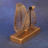 Dovhmoh Freestanding Modern Napkin Holder with Leaf Design, Desktop Paper
