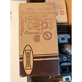 Leviton 5223 Single Pole Switch w/ Pilot Light