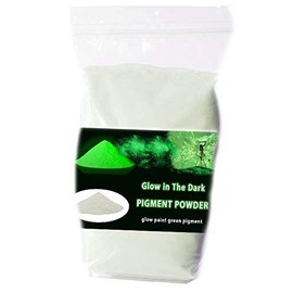 PROCART Glow in The Dark Pigment,Phosphorescent Glow Powder,3.52 Ounce (100 g),Water Based (Green) (Green)