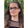 Calabria 8034 Designer Reading Glasses +1.25 Blue Women Spring Hinged