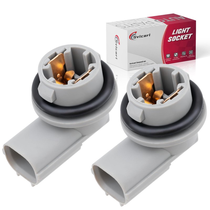 Svicari 2PCS Side Marker Light Bulb Socket Holder Compatible with