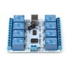 8-Channel 12V USB Relay Board, 8-Channel 12VDC Type-B USB Relay