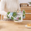 Silicone Oven Mitts and Pot Holders Sets, Home Cute Cactus