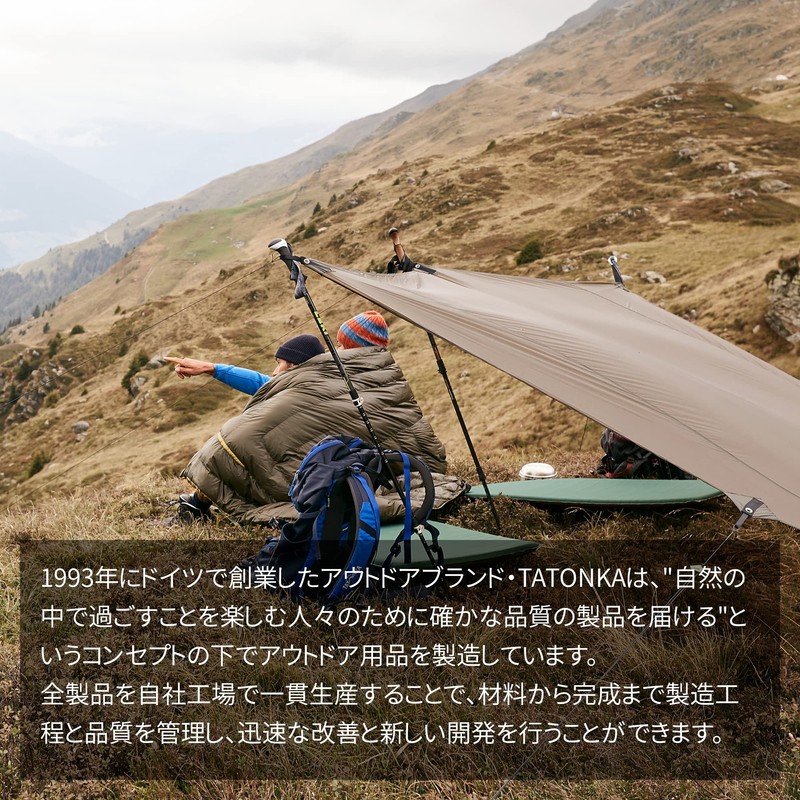TATONKA TARP Tarp WING 1 LT Stone Grey Olive 8
