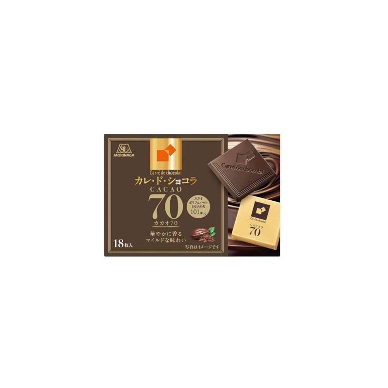 Morinaga Seika Carré de Chocolat 18 pieces [6-piece set]