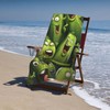 VANZEV Pickle Beach Towel Fun Food Sand-Free Microfiber Bath Towel
