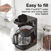 Proctor Silex FrontFill Drip Coffee Maker, 12 Cup Glass Carafe,