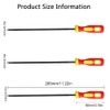 QEEROYO 3Pcs Chainsaw Chain Sharpening File, Professional Round Chainsaw Sharpener,