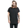 Urban Classics men's T-shirt. Plain basic oversized tee with over-cut