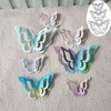 3 Pieces 3D Butterfly Metal Cutting Dies Cutting Dies Box Spring Flower Butterfly Frame Cutting Dies Stencils DIY Scrapbooking Card Making Card Making Embossing Paper