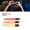 3 Pcs Lighted Crochet Hooks Set 2.5mm 3.0mm 3.5mm Lightweight