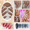 1320Pcs 3D Star Nail Charms, Gold Multi-Shapes Metallic Nail Art