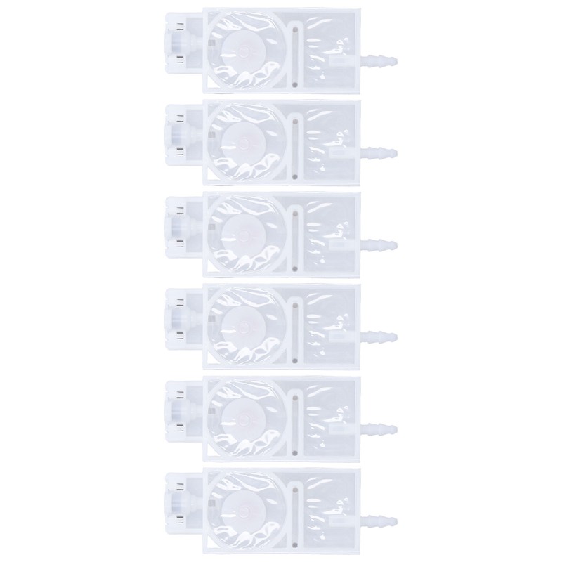 6Pcs Ink Damper Solvent Inkjet Head Rectangular PP Damper Replacement