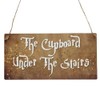 Second Ave Wizard Cupboard Under The Stairs Wooden Hanging Rectangle