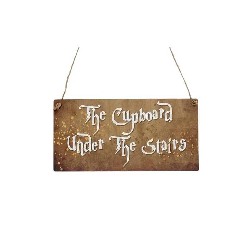 Second Ave Wizard Cupboard Under The Stairs Wooden Hanging Rectangle