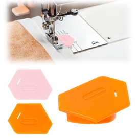 Magnetic Seam Guide, Multifunctional Seam Guide Sewing Accessories, Magnetic Hemming Guide Tool, Magnetic Hemming Tool, Polygonal Strong Magnetic Gauge with Scale Sewing Machine Accessories