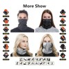 VANCROWN Headwear Wide Headbands Scarf Head Wrap Mask Neck Warmer