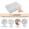 RoseFlower Pack of 2 Egg Box, 6 Eggs, Egg Transport