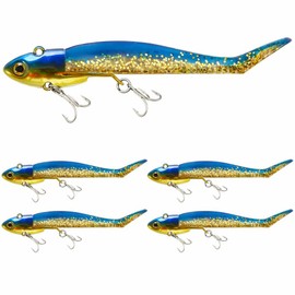 Aoarashi Lure Sea Bass Lure Flounder Jig Head Worm 16g 22g 28g Set with Spare Worms Shad Worm Vibration Sea Bass Blue Fish Flounder Black Bass
