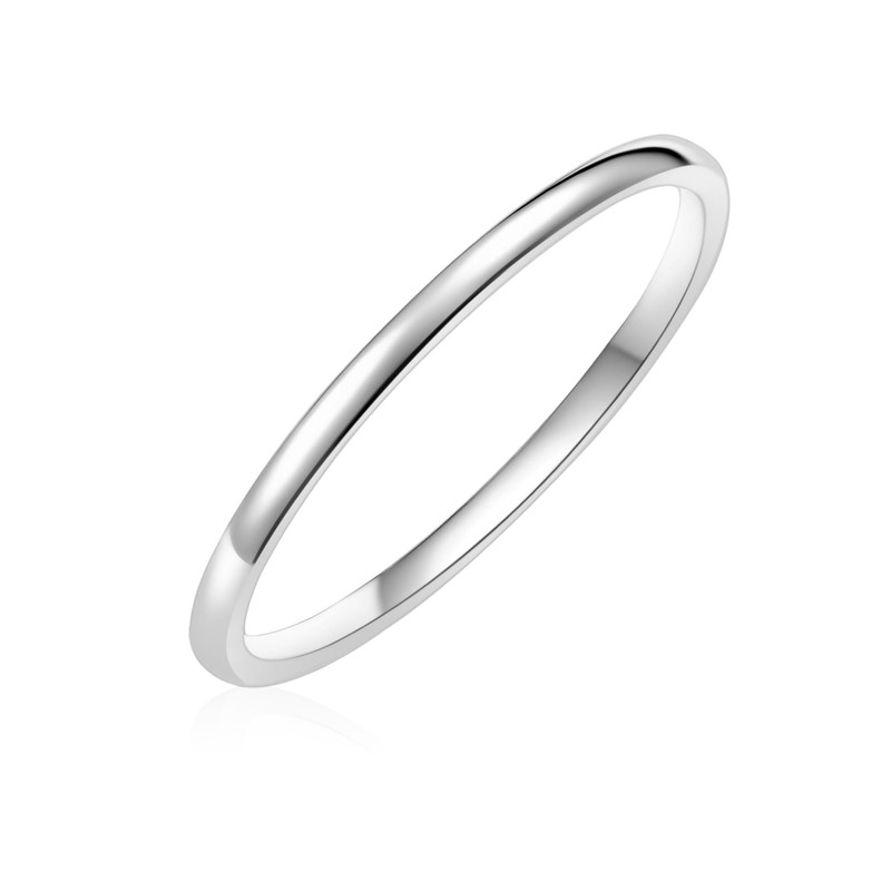 Glanzstücke München Women's Ring Sterling Silver Stacking Ring Silver Ring,