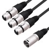 YARCHONN XLR Splitter Audio Y Cable Adapter 1 Male to