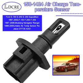 158-1424 Air Charge Temperature Sensor Fit for Ford E-150 E-250 E-350 Expedition 1997-2002,F-150 F-250 F-350 1997-2008,Mustang Navigator Ranger 1999-2005,Intake Air Temp Sensor Replace DY735 AX31