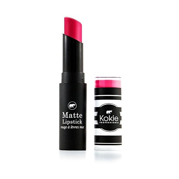 Kokie Cosmetics Matte Lipstick, LM64, 0.14 Ounce