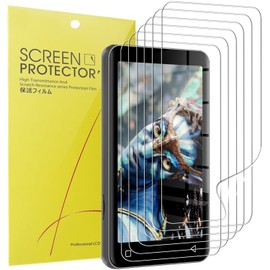 Blueshaweu Screen Protector Compatible with innioasis G3 MP3 Player, HD Clear Flexible TPU Screen Protector [Pack of 6] for innioasis G3 4 Inch MP4 MP3 Player (HD)